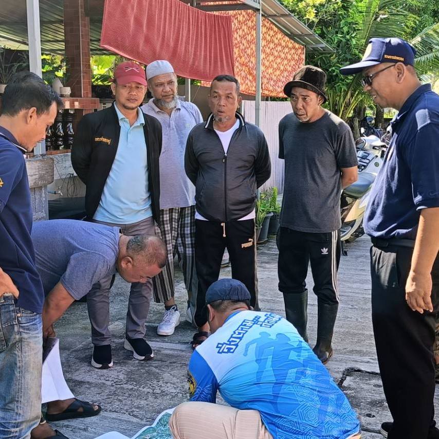 ลงพื้นที่ สำรวจแนวเขตการแยกหมู่บ้านและจัดตั้งหมู่บ้านใหม่